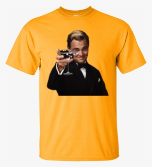 Leonardo Dicaprio Great Gatsby T-shirt - Mr. Pefe Bow Tie And Pochet Combination -