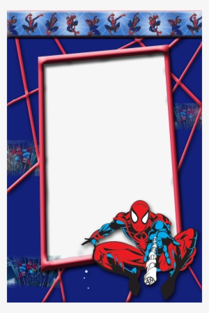 Spiderman Clipart Border - Spider Man Frame Hd