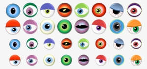 Monster Eye Ball Clip Art - Clip Art