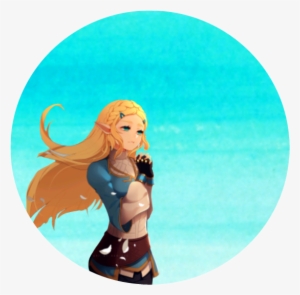 Zelda Sticker Botw Princesszelda - Princess Zelda In Breath Of The Wild