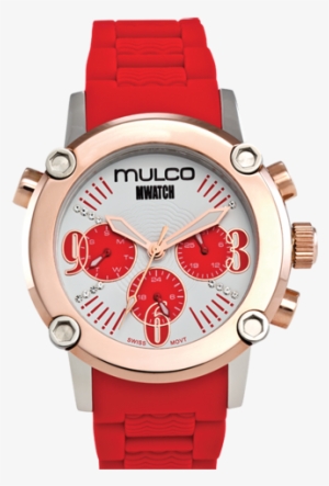 Reloj Mulco Colección Mwatch Lady Color Rojo Mw2 28049 - Mulco Mwatch Unisex Chronograph Quartz Watch Mw2-28050s-011