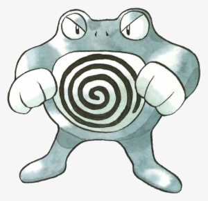 Poliwrath Pokemon Red And Green Official Game Art - Wizards Of The Coast Pokemon Base Set Holofoil Card