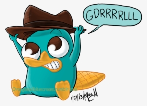 Baby Perry S First Hat By Orangebluecream-d5rtzc0 - Perry The Platypus Baby