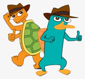 Phineas And Ferb Phineas And Ferb Characters Perry - Agent P And Agent T