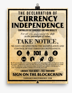 Sign The Declaration - Hodl