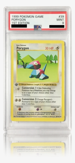 Psa 9 1st Edition Porygon 39/102 - Porygon Base Set 1