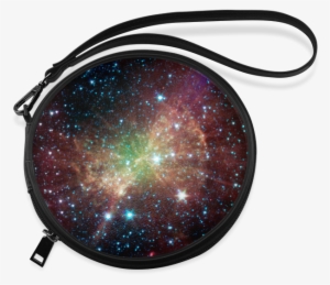 Tumblr Backgrounds Space Round Makeup Bag - Baby Cute For Mama Pregnancy Wall Print Poster Decor