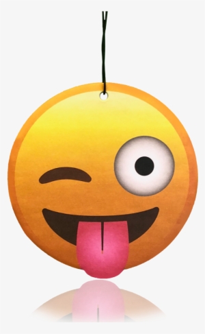 tounge out v= - winking emoji