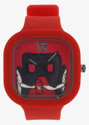 Carmine Tongue Red Band - Analog Watch