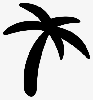 Palm Tree Black Shape Comments - Shape