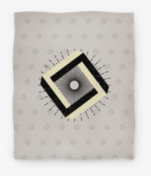 3d Geometric Square Blanket - 3d Geometric Square Tote Bag: Funny Tote Bag From Lookhuman.