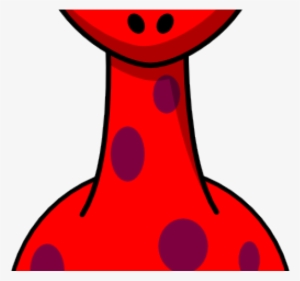 Giraffe Clipart Red - Clip Art