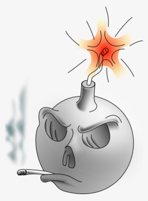 Explosion Bomb Fuse Grenade Fuze - Anti Smoking Clip Art Gif