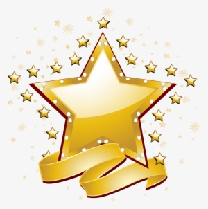 Gold Stars Vector Material 1518*1532 Transprent Png - Trophy Star For Banner Png