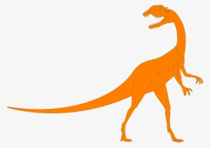 Dinosaur Clipart Orange Dinosaur - Orange Dinosaur Clipart