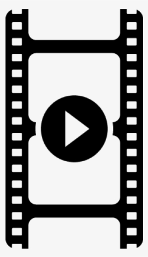Play Symbol On Film Strip Vector - Film Strip Vector Png