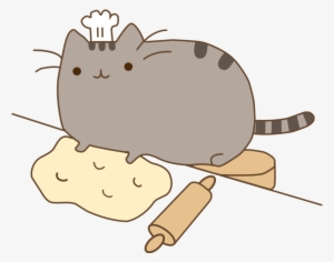 49 Images About Pusheen The Fatcat On We Heart It - Pusheen Baking Png