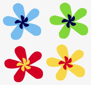 Rainbow Flower Clipart Png - Design Clipart Flower