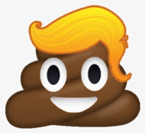 Donald Style Emoji Png Free Icons And - Poop Emoji Donald Trump