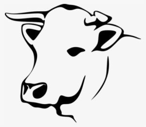 Holstein Friesian Cattle Jersey Cattle Line Art Dairy - Head Cow Vector Png