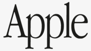 Apple Vector Logo - Apple Text