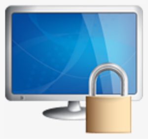 Lock Free Images At Clker Com Vector - Computer With Lock Png