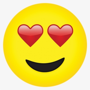 Heart Eyes Emoji - High Resolution Emoji Hd