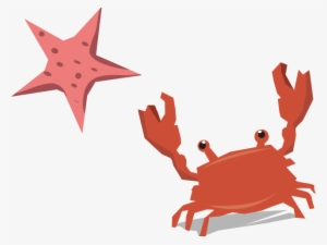 Crab Clipart Baby Starfish - ปู น่า รัก ๆ