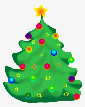 Decorated Christmas Tree Clip Art - Christmas Day