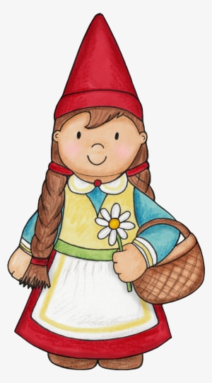 Little Girl Gnome For A Woodlands Party - Kabouter Dopido