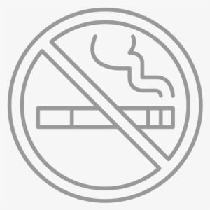 No Smoking On Apartments - No Smoking Symbol Outline