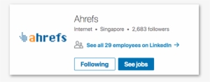 Example Of A Linkedin Profile Image - Ahrefs Site Explorer