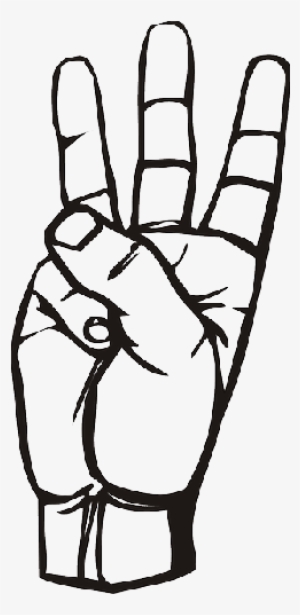 Mb Image/png - Letter W In Sign Language