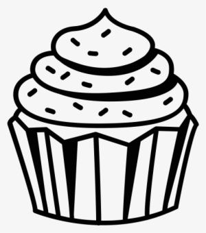 Clip Library Library Cakes Png Transparent X Cup A - Cupcake Clipart Black And White Png