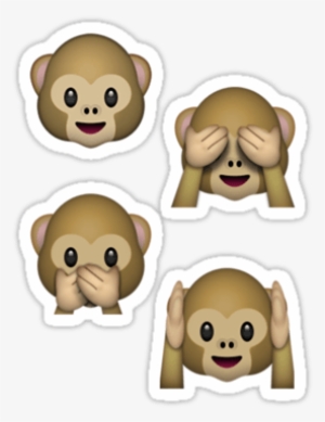Emoji Stickers - Monkey Lockscreen