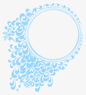 Original Png Clip Art File Robin Blue Circle Frame