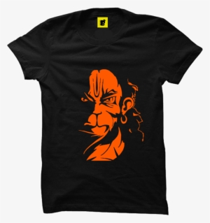 Hanuman Ji Black Powerful T-shirt - Hanuman T Shirt