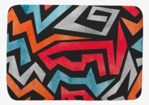 Watercolor Graffiti Seamless Pattern - Wallpaper