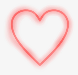 Report Abuse - Red Neon Heart Png