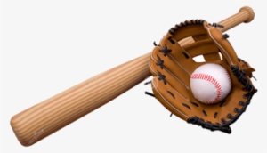 Baseball Bat And Glove - Baseball Bat And Glove Clipart