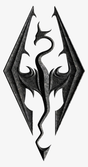 Skyrim Dragon Symbol - Skyrim Dragon Logo