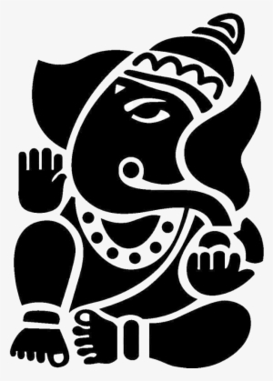 Ganesh Png Images Black And White