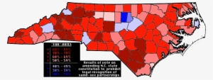 County By County Results Of Vote On North Carolina - North Carolina