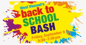 Join Us For West Vincent Elementary's Back To School - Back To School Bash Template