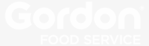 Gordonfoodservice Logo White Rgb - Gordon Food Services Logo Png Transparent