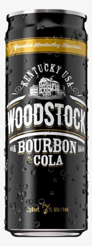 Picture Of Woodstock Bourbon 250ml 12 Pack Cans - Bourbon And Cola Can