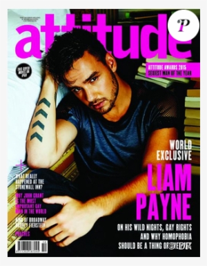 Liam Payne En Couverture Du Magazine Attitude En Kiosques - Liam Payne October 2015