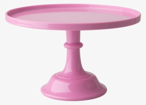Bright Pink Melamine Cake Stand - Plat À Gateau Sur Pied Rose