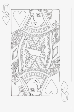 Playing Card Coloring Page