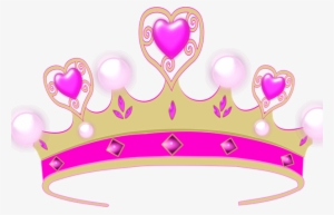 Gold And Pink Princess Crown